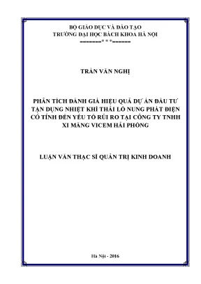Đánh Giá Hiệu Quả Dự Án Tận Dụng Nhiệt Khí Thải Lò Nung
