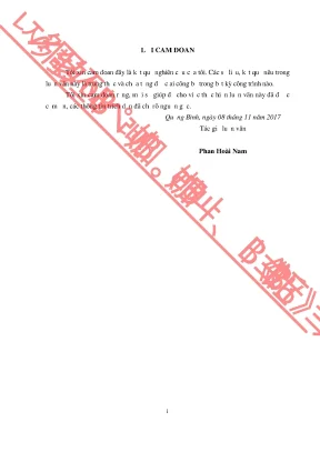 Hoàn thiện quản lý chợ tại huyện Bố Trạch, Quảng Bình