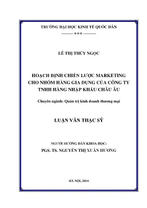 Chiến Lược Marketing Hiệu Quả Cho Nhóm Hàng Gia Dụng Tại
