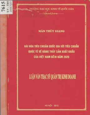 Tiêu Chuẩn Quốc Gia và Quốc Tế trong Xuất Khẩu Hàng Thủy