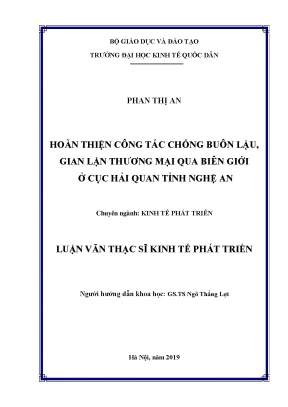 Nâng Cao Hiệu Quả Công Tác Chống Buôn Lậu và Gian Lận