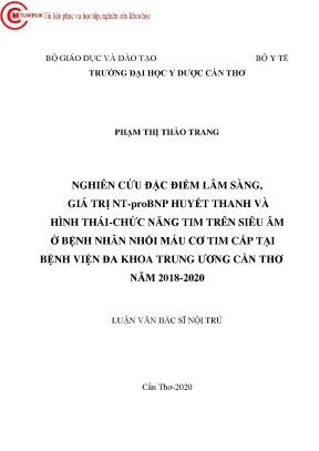 Nghiên Cứu Đặc Điểm Lâm Sàng và Giá Trị NT-proBNP ở Bệnh