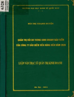 Quản Trị Rủi Ro Trong Kinh Doanh Bảo Hiểm Tại Công Ty