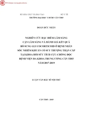 Nghiên Cứu Đặc Điểm Lâm Sàng và Kết Quả Bổ Sung