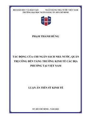 Tác Động Của Chi Ngân Sách Nhà Nước Đến Tăng Trưởng Kinh
