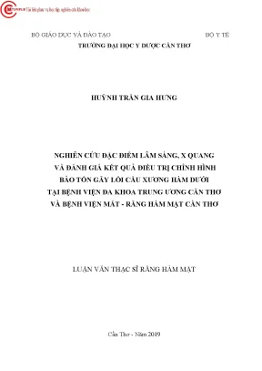 Nghiên Cứu Đặc Điểm Lâm Sàng và Kết Quả Điều Trị Gãy Lồi