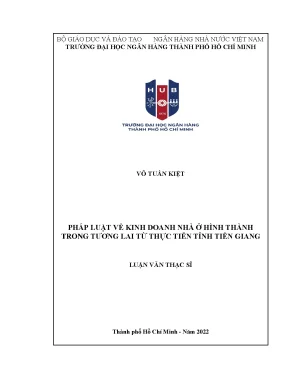 Pháp Luật Kinh Doanh Nhà Ở Hình Thành Trong Tương Lai