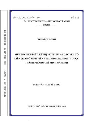 Nghiên Cứu Về Hiểu Biết và Kì Thị Tự Tử Ở Sinh Viên Y Đa 