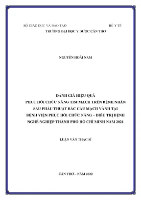 Đánh Giá Hiệu Quả Phục Hồi Chức Năng Tim Mạch Sau Phẫu
