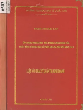 Ứng Dụng Marketing-Mix Trong Kinh Doanh Ngân Hàng Thương 