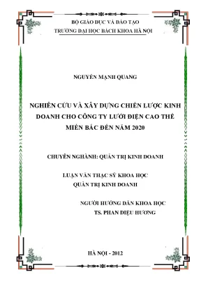 Chiến Lược Kinh Doanh Cho Công Ty Lưới Điện Cao Thế Miền