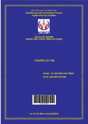 Đồ Án Tốt Nghiệp Ngành Xây Dựng: Chung Cư 194