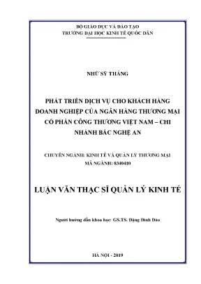 Phát Triển Dịch Vụ Ngân Hàng Cho Khách Hàng Doanh Nghiệp