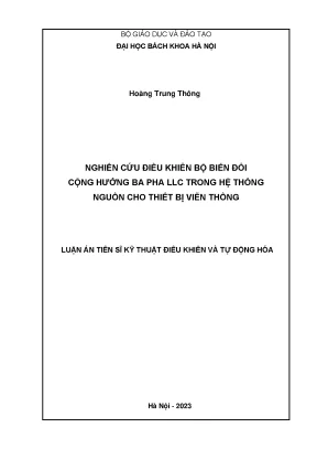 Nghiên Cứu Bộ Biến Đổi Cộng Hưởng Ba Pha LLC Trong Hệ