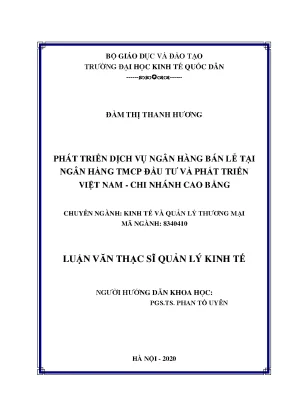 Phát Triển Dịch Vụ Ngân Hàng Bán Lẻ Tại Ngân Hàng TMCP