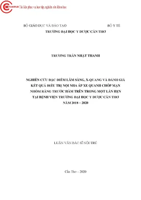 Nghiên Cứu Đặc Điểm Lâm Sàng và Kết Quả Điều Trị Áp Xe