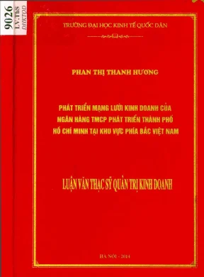 Phát Triển Mạng Lưới Kinh Doanh Ngân Hàng Thương Mại Tại