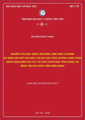 Nghiên Cứu Kết Quả Điều Trị Gãy Kín Thân Xương Cẳng Chân 