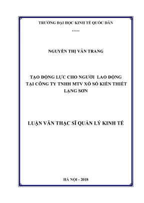 Tạo Động Lực Hiệu Quả Cho Người Lao Động Tại Công Ty