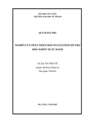 Giải pháp tối ưu cho điều khiển xe tự hành