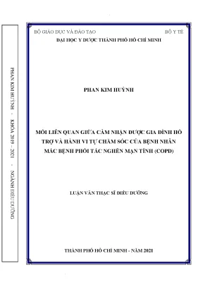 Mối Liên Quan Giữa Cảm Nhận Gia Đình Hỗ Trợ và Hành Vi