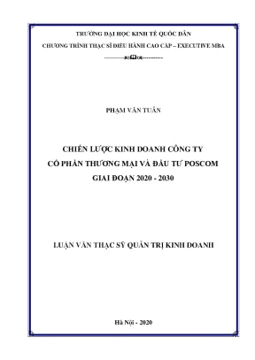 Chiến Lược Kinh Doanh Công Ty Cổ Phần Thương Mại và Đầu