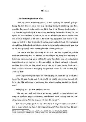 Thực thi pháp luật bảo vệ môi trường trong nuôi trồng và 