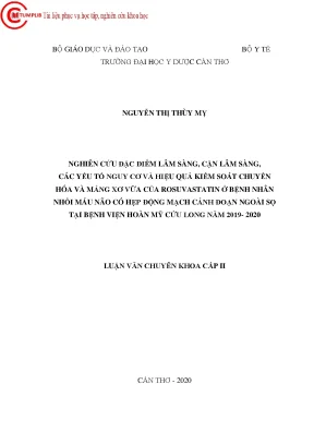 Nghiên Cứu Hiệu Quả Của Rosuvastatin Trong Kiểm Soát