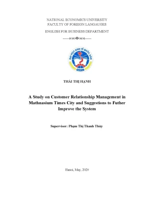 Nghiên cứu Quản lý Quan hệ Khách hàng tại Mathnasium