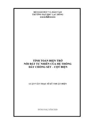 Tính Toán Điện Trở Nối Đất Tự Nhiên Trong Hệ Thống Dây