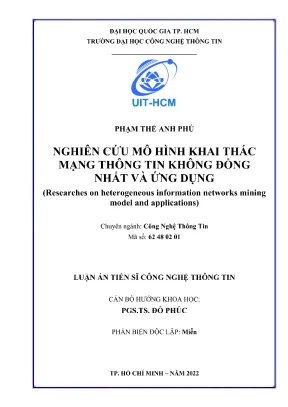 Nghiên Cứu Mô Hình Khai Thác Mạng Thông Tin Không Đồng Nhất
