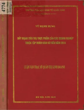 Phân Tích và Giải Pháp Tăng Cường Tiêu Thụ Thực Phẩm Của