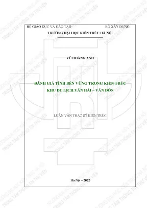 Đánh Giá Tính Bền Vững Trong Kiến Trúc Khu Du Lịch Vân Hải