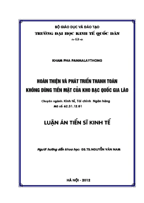 Phát Triển Thanh Toán Không Dùng Tiền Mặt Tại Kho Bạc