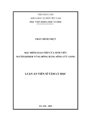 Đặc điểm giao tiếp của sinh viên Khmer tại đồng bằng