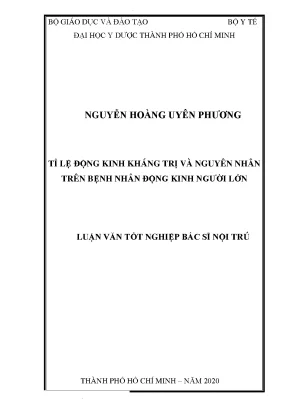 Tỷ Lệ Động Kinh Kháng Trị và Nguyên Nhân Trên Bệnh Nhân 