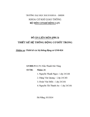 Thiết Kế Hệ Thống Động Cơ Đốt Trong GN8-024