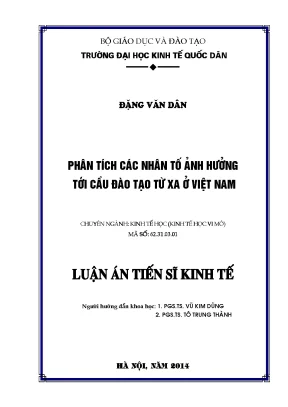 Nghiên cứu về Đào tạo từ xa tại Việt Nam: Thực trạng và