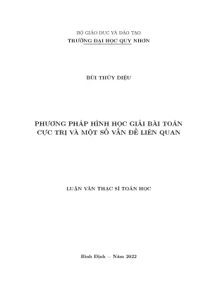 Phương Pháp Hình Học Giải Bài Toán Cực Trị