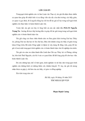 Cảm Ơn Trong Luận Văn Thạc Sỹ: Lời Tri Ân và Cam Đoan