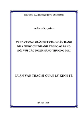Tăng Cường Giám Sát Ngân Hàng Nhà Nước Tại Cao Bằng