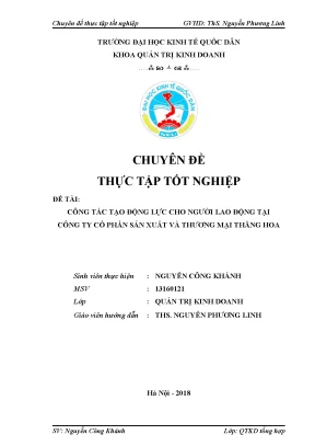 Tạo Động Lực Hiệu Quả Cho Nhân Viên Tại Công Ty Cổ Phần