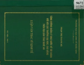 Quản lý nhà nước về tài chính tại các trường đại học và