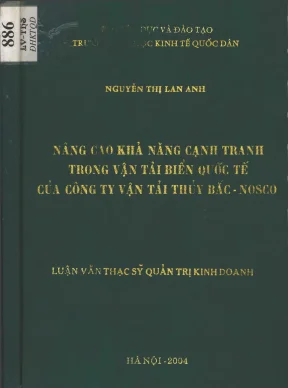 Nâng Cao Khả Năng Cạnh Tranh Trong Vận Tải Biển Quốc Tế