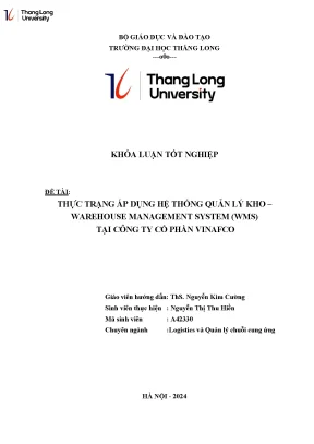 Nâng Cao Hiệu Quả Quản Lý Kho Tại Công Ty Cổ Phần 