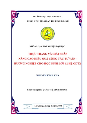 Nâng Cao Hiệu Quả Tư Vấn Hướng Nghiệp Cho Học Sinh Lớp 12