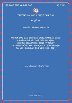 Nghiên Cứu Đặc Điểm Lâm Sàng và Kết Quả Điều Trị Viêm