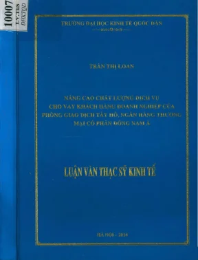 Nâng cao chất lượng dịch vụ cho vay doanh nghiệp tại