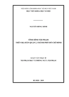 Tình Hình Tội Phạm Tại Quận 2, TP. Hồ Chí Minh: Phân