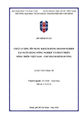 Nâng cao chất lượng tín dụng cho khách hàng doanh nghiệp